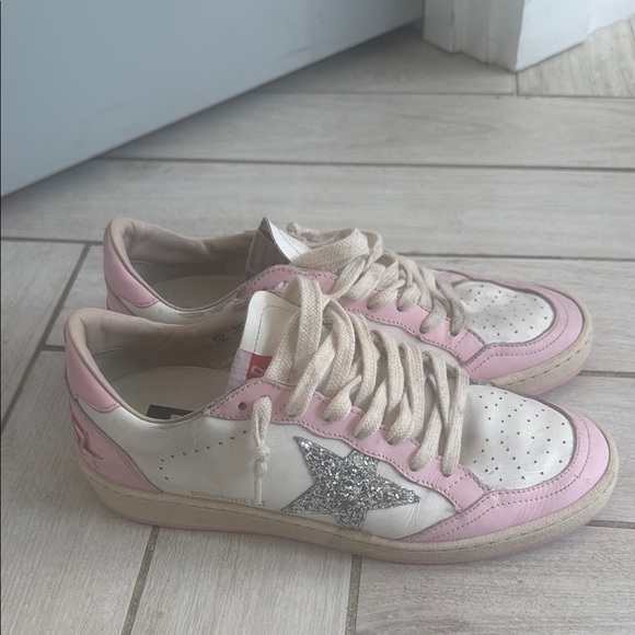 Golden Goose Pink and White Sneakers size 38 - Picture 3 of 5
